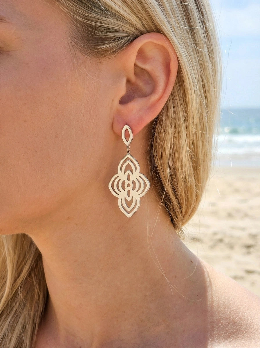 Boucles d’oreilles en acier inoxydable