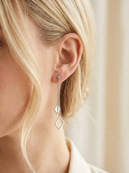 Boucles d’oreilles en acier inoxydable