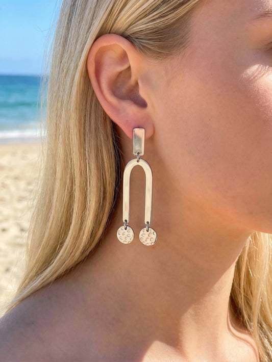 Boucles d’oreilles en acier inoxydable
