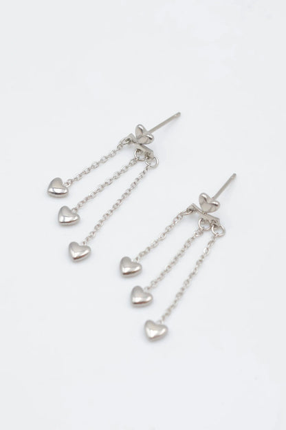 Boucles d’oreilles en acier inoxydable