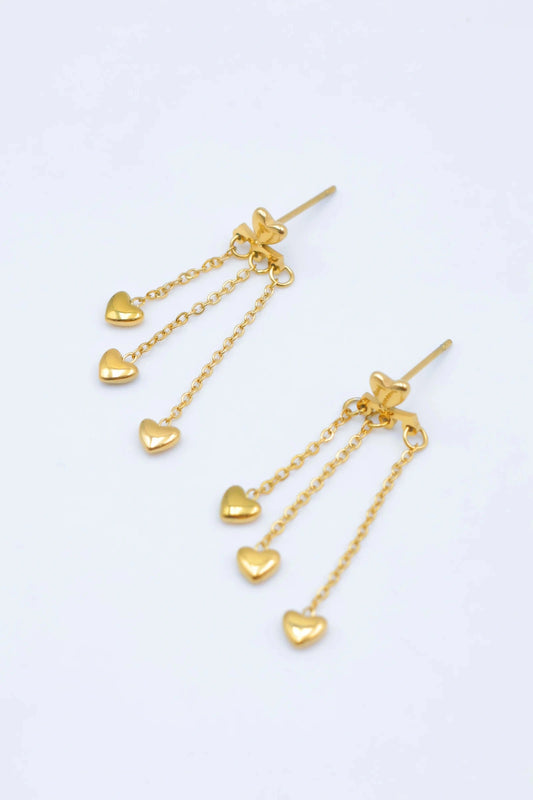 Boucles d’oreilles en acier inoxydable