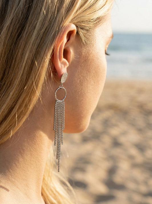 Boucles d’oreilles en acier inoxydable