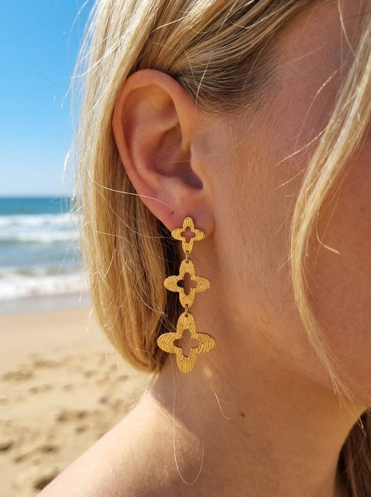 Boucles d’oreilles en acier inoxydable