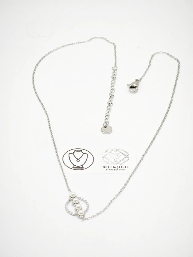 Collier en acier inoxydable - ARGENT