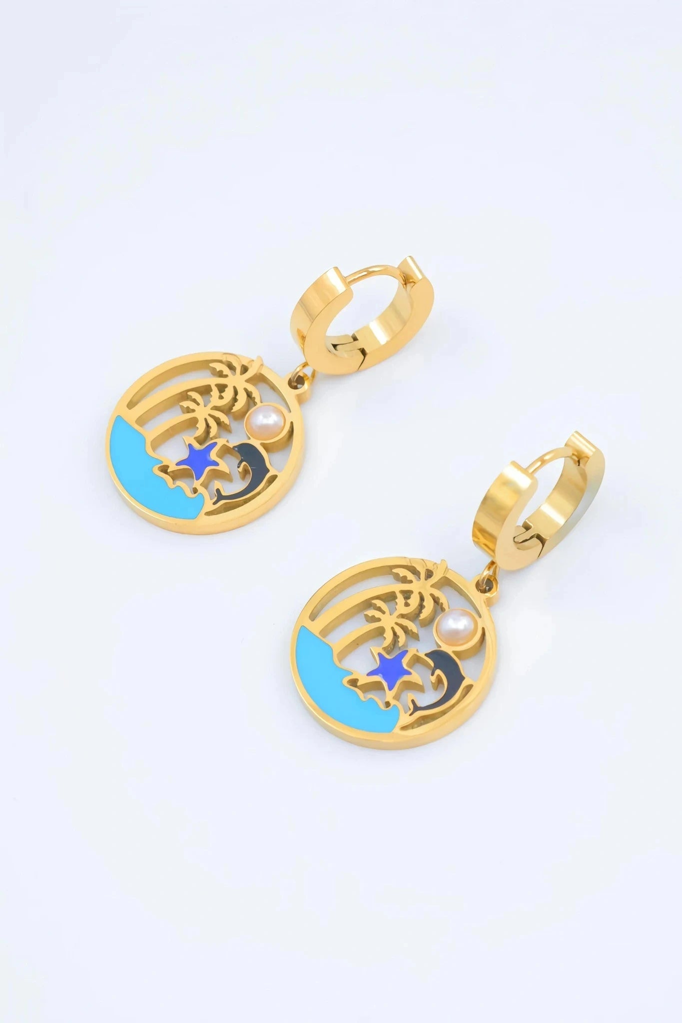 Boucles d’oreilles en acier inoxydable
