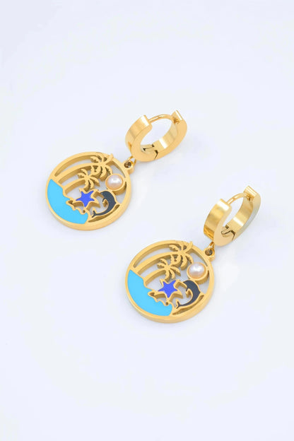 Boucles d’oreilles en acier inoxydable