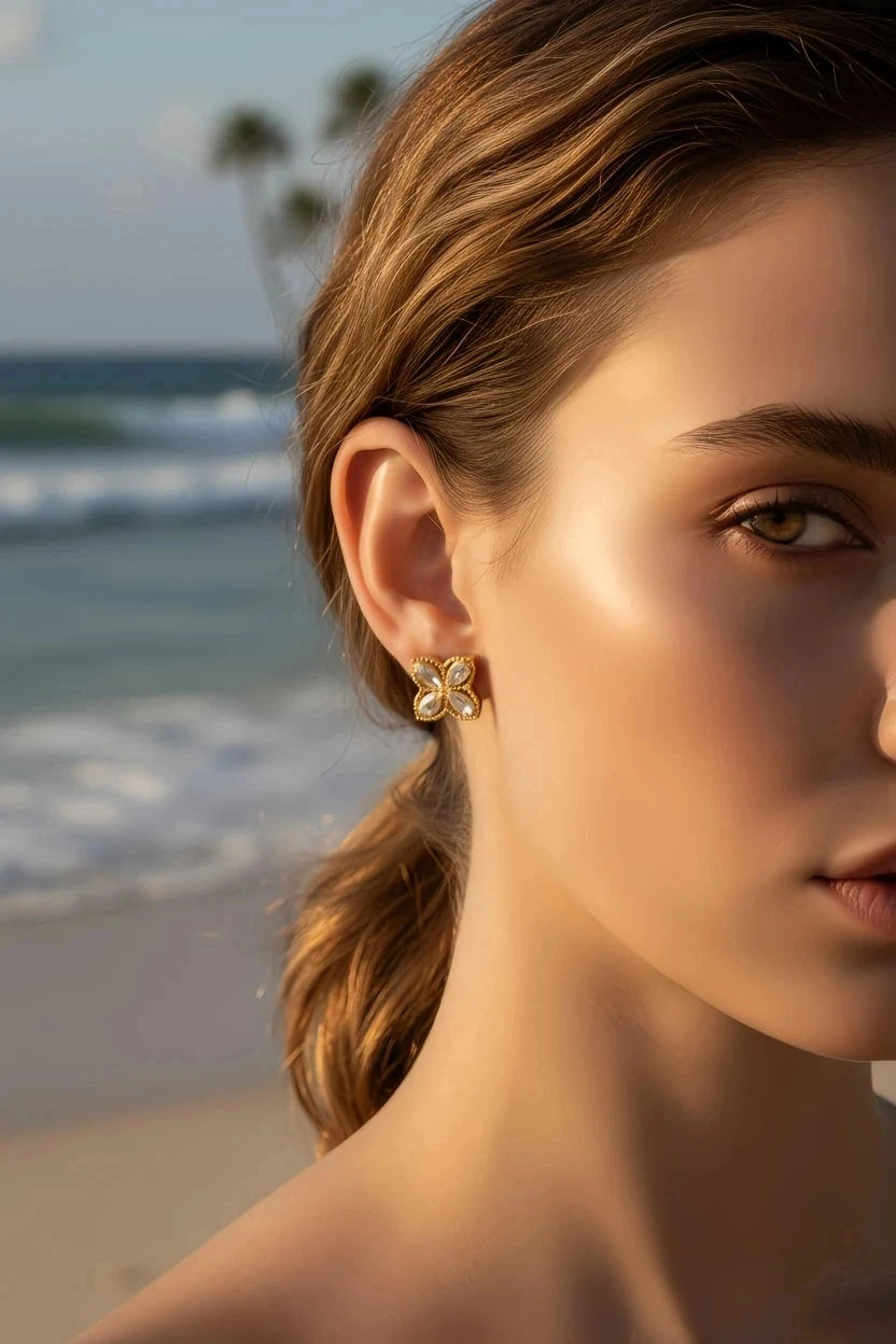 Boucles d’oreilles en acier inoxydable