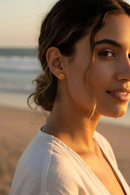 Boucles d’oreilles en acier inoxydable