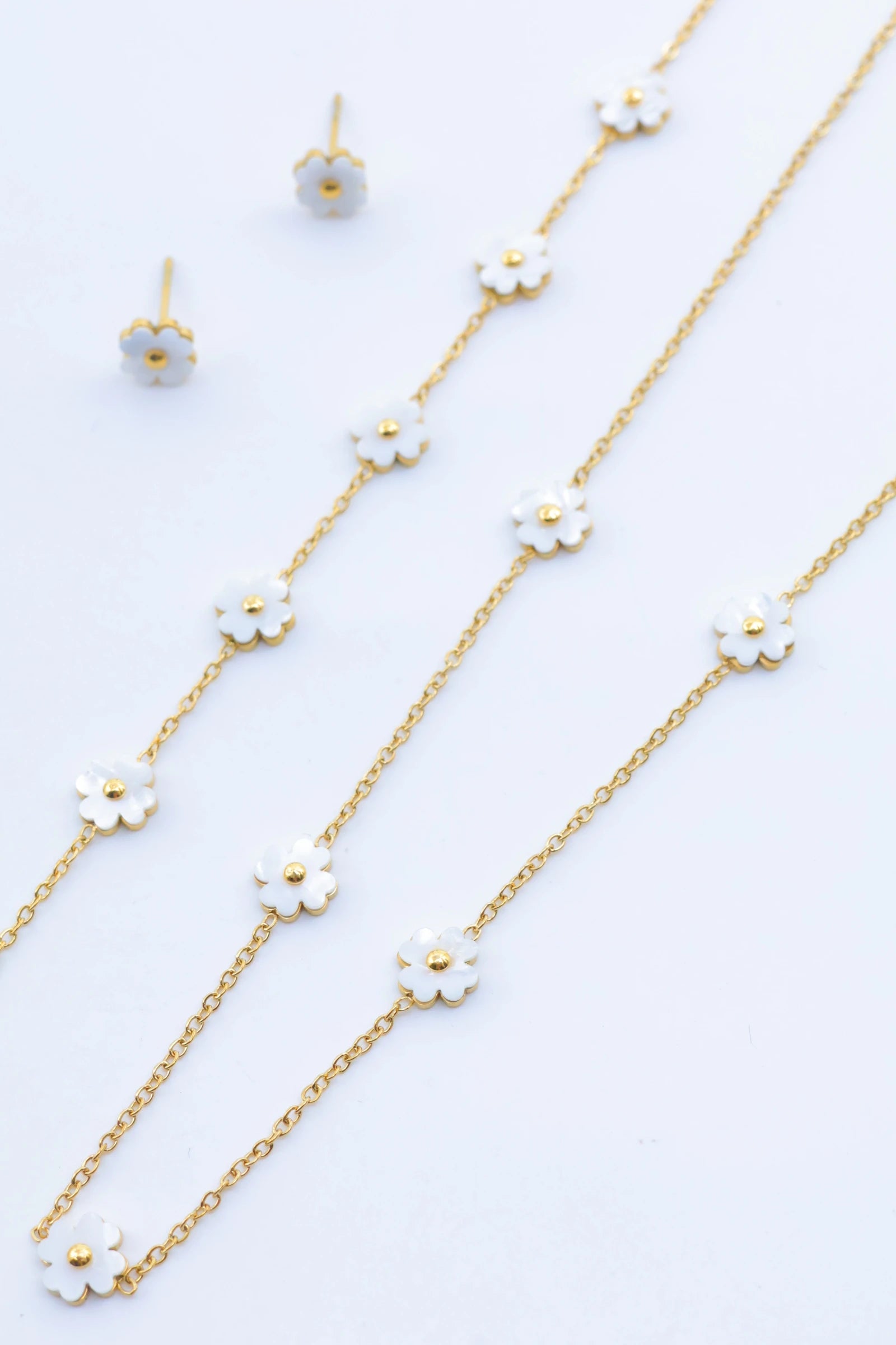 Parure de bijoux en acier inoxydable - DORÉ