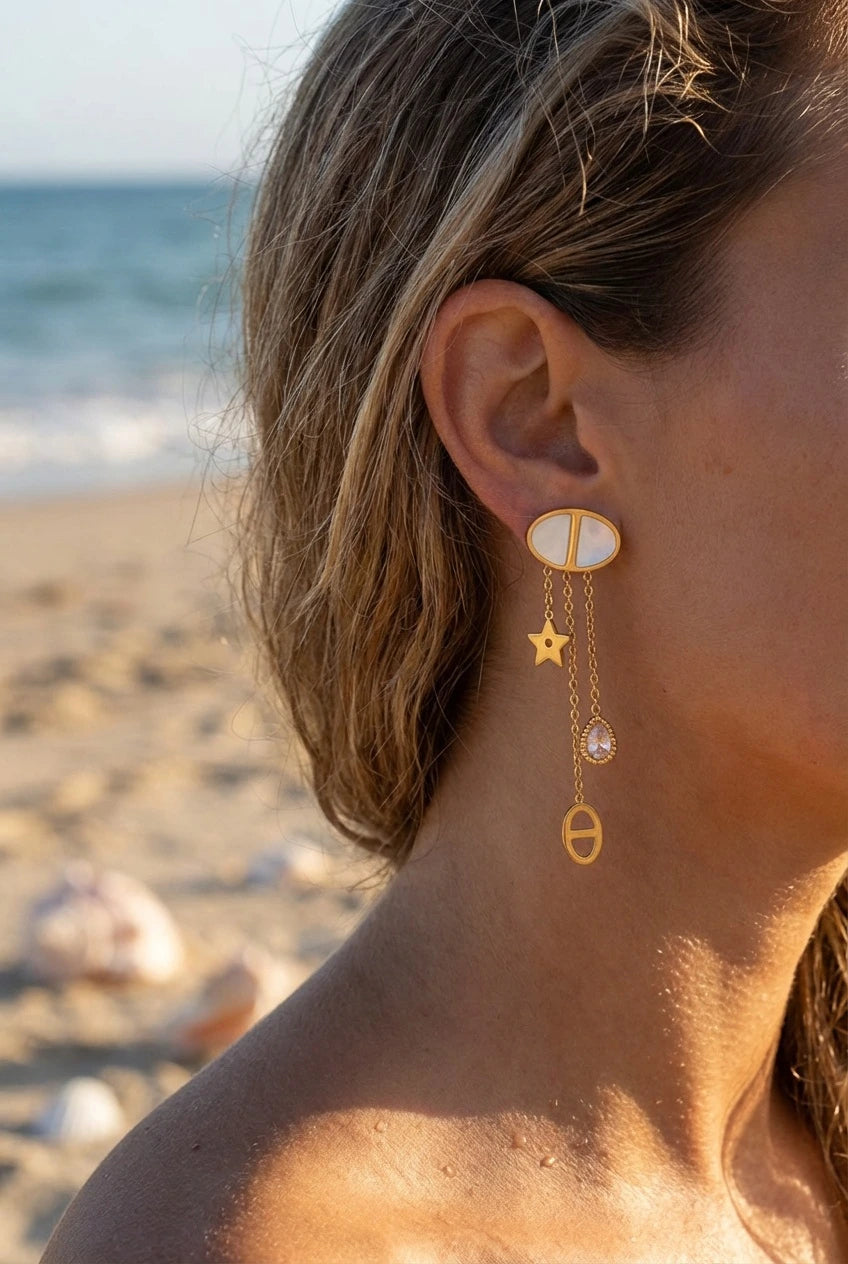 Boucles d’oreilles en acier inoxydable