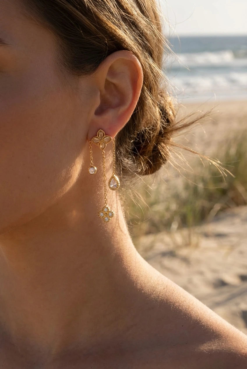 Boucles d’oreilles en acier inoxydable