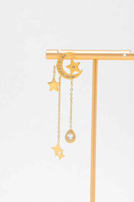 Boucles d’oreilles en acier inoxydable