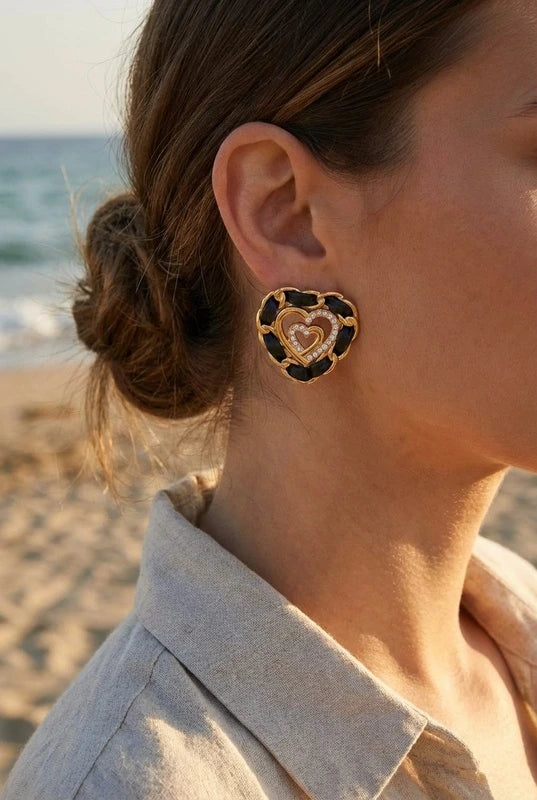 Boucles d’oreilles en acier inoxydable
