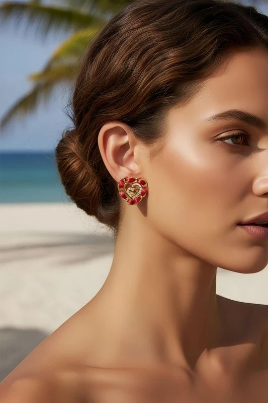 Boucles d’oreilles en acier inoxydable