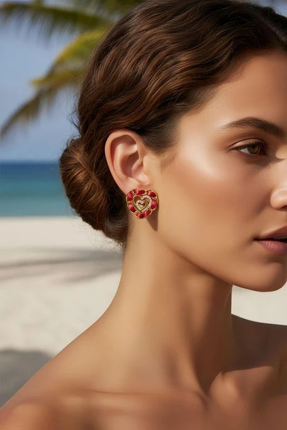 Boucles d’oreilles en acier inoxydable