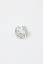 Bague ajustable en acier inoxydable - ARGENT