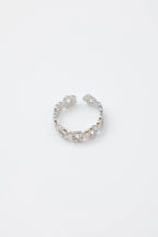 Bague ajustable en acier inoxydable - ARGENT