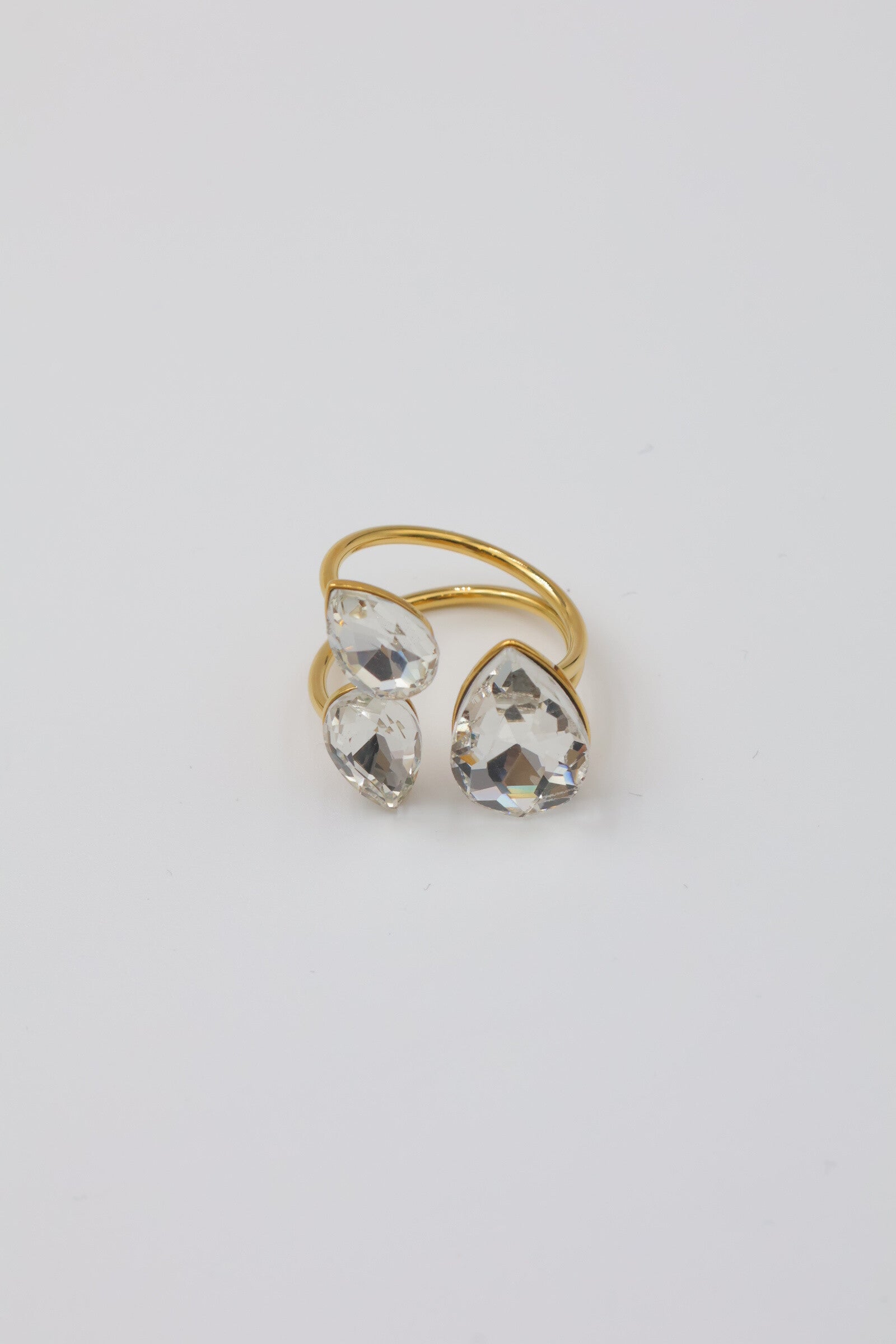 Bague ajustable en acier inoxydable - BLANC