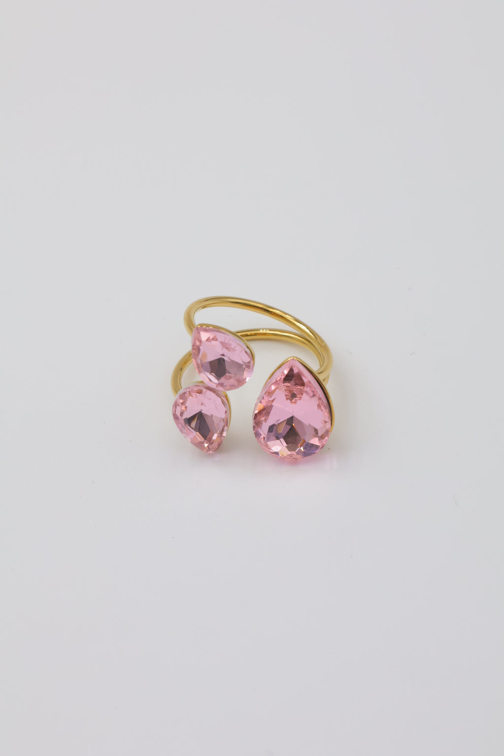 Bague ajustable en acier inoxydable - ROSE