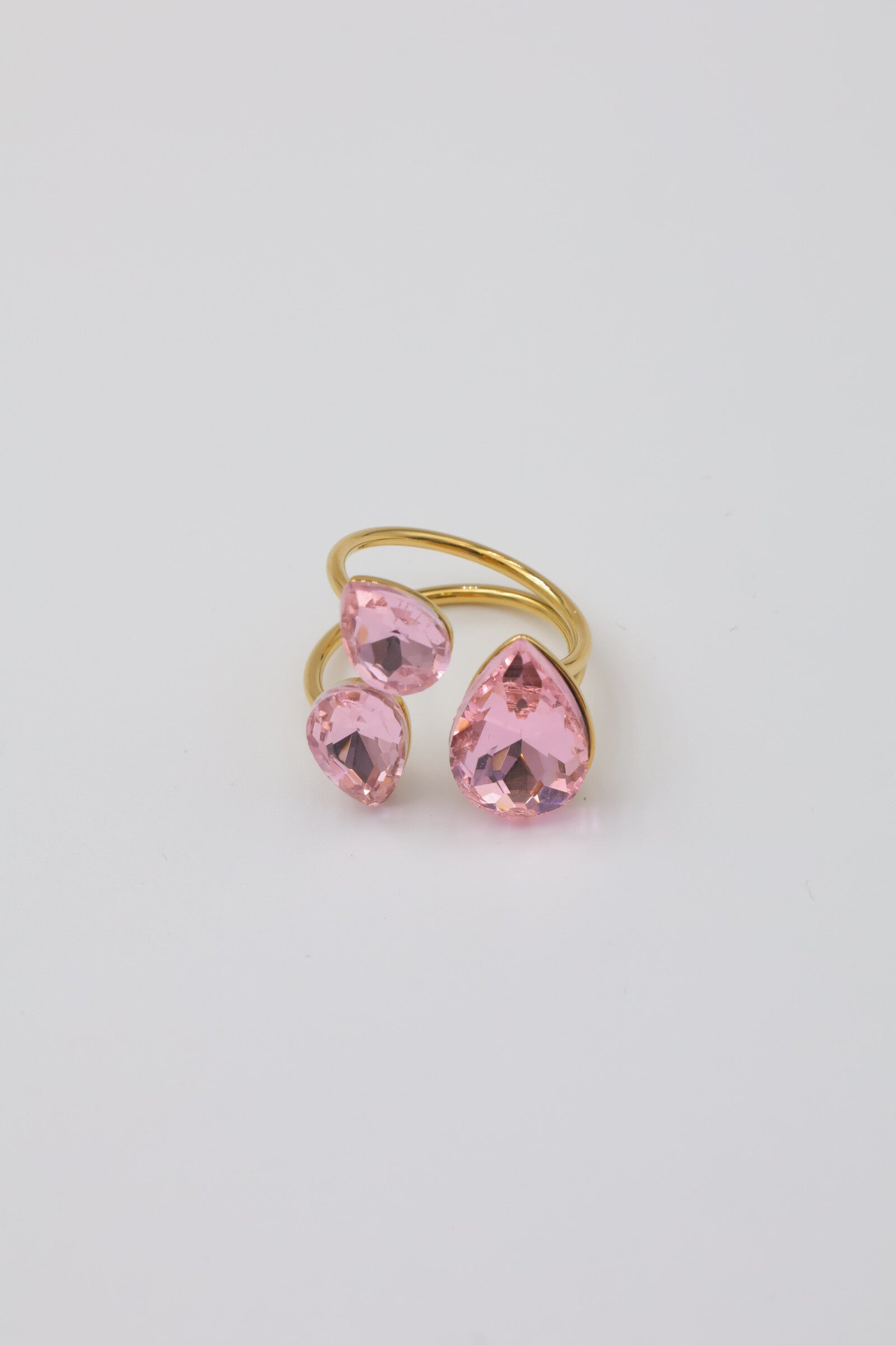 Bague ajustable en acier inoxydable - ROSE