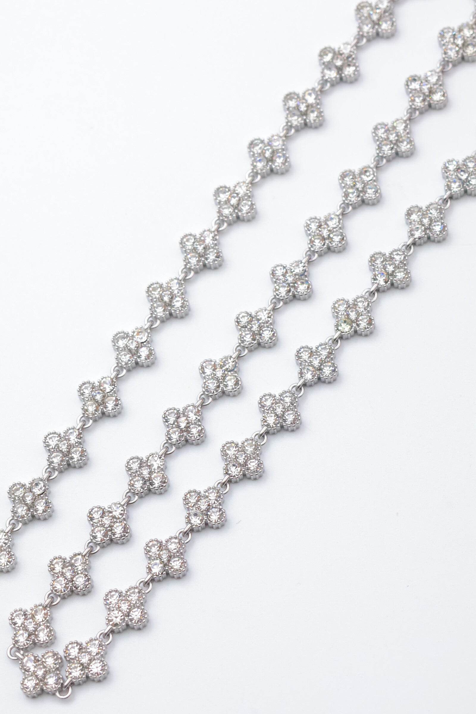 Parure de bijoux en acier inoxydable - ARGENT