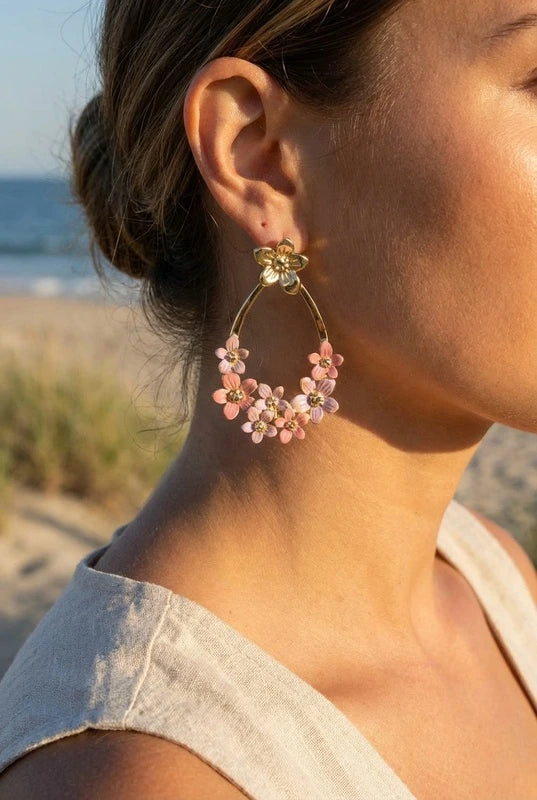 Boucles d’oreilles en acier inoxydable