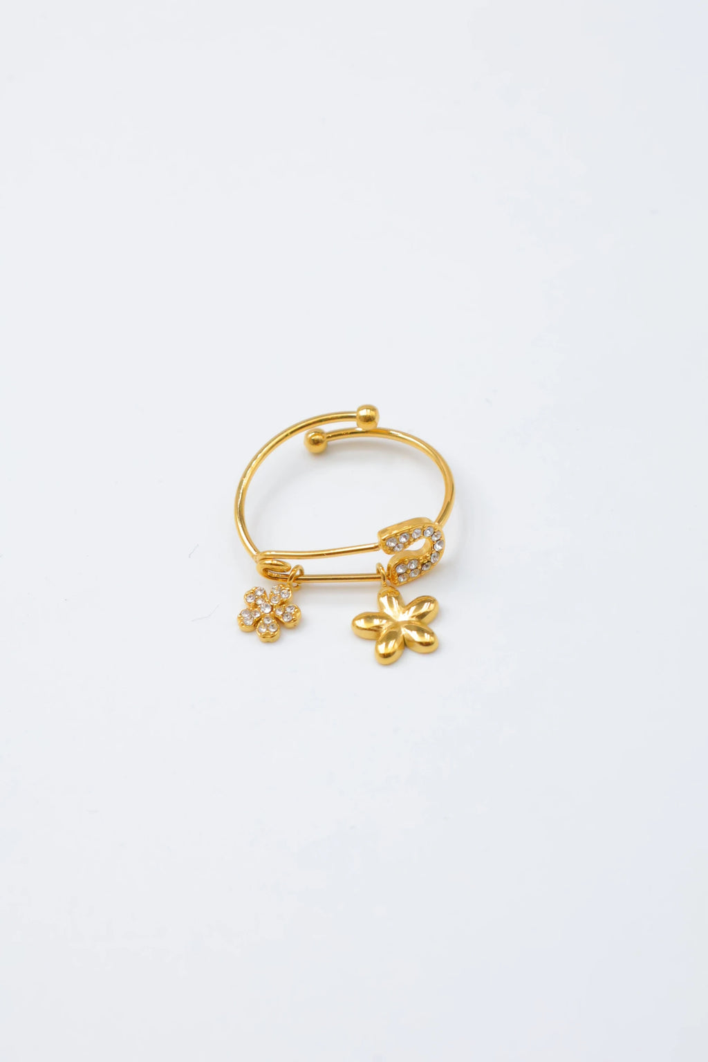 Bague ajustable en acier inoxydable - DORÉ