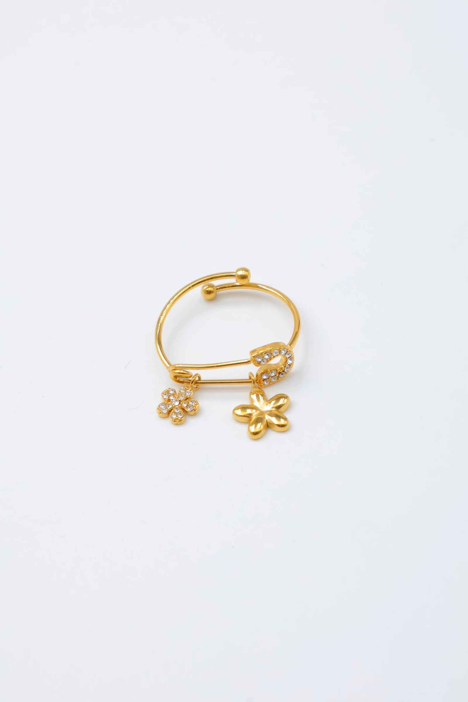 Bague ajustable en acier inoxydable - DORÉ