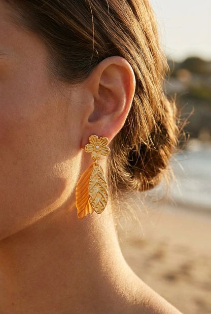 Boucles d’oreilles en acier inoxydable