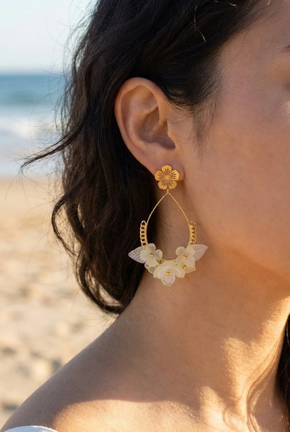 Boucles d’oreilles en acier inoxydable