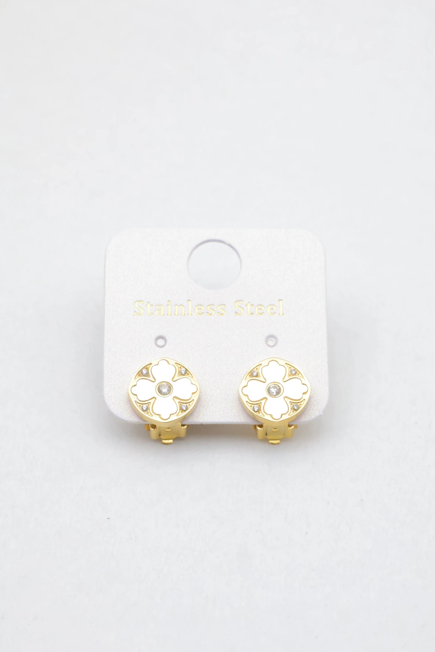 Boucles d’oreilles en acier inoxydable
