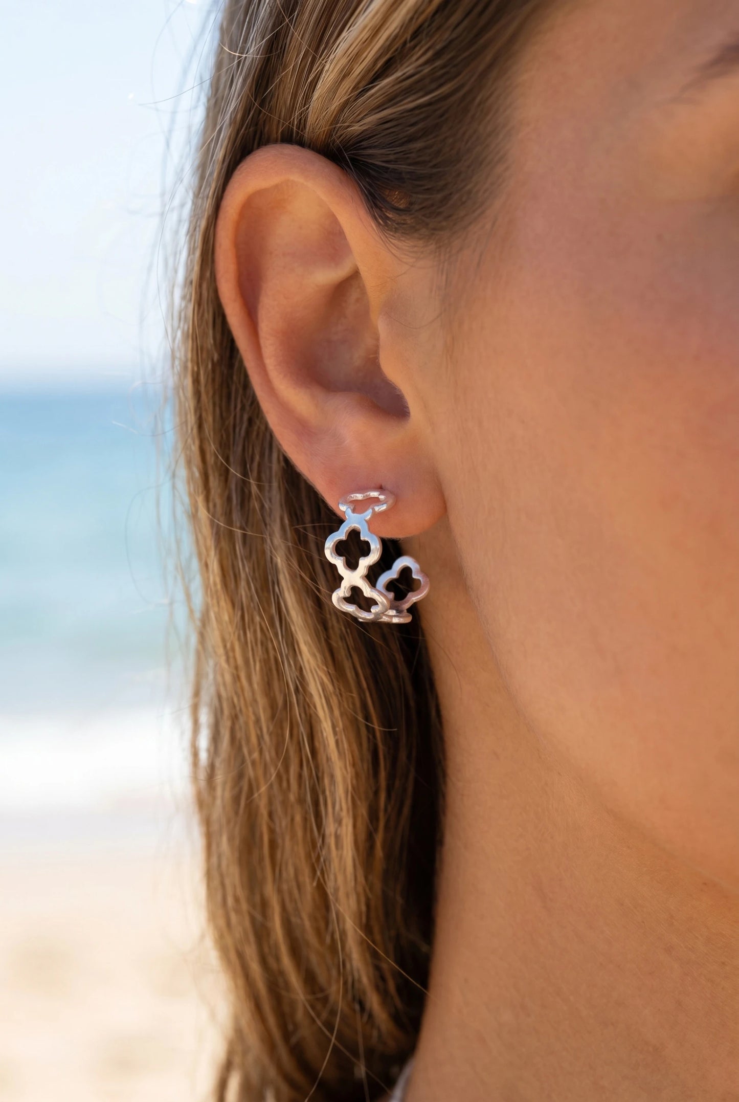 Boucles d’oreilles en acier inoxydable