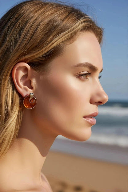 Boucles d’oreilles en acier inoxydable