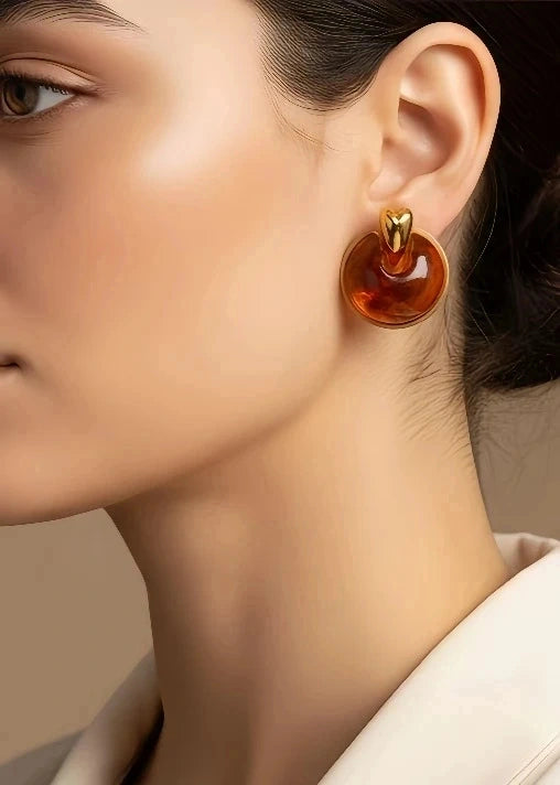Boucles d’oreilles en acier inoxydable