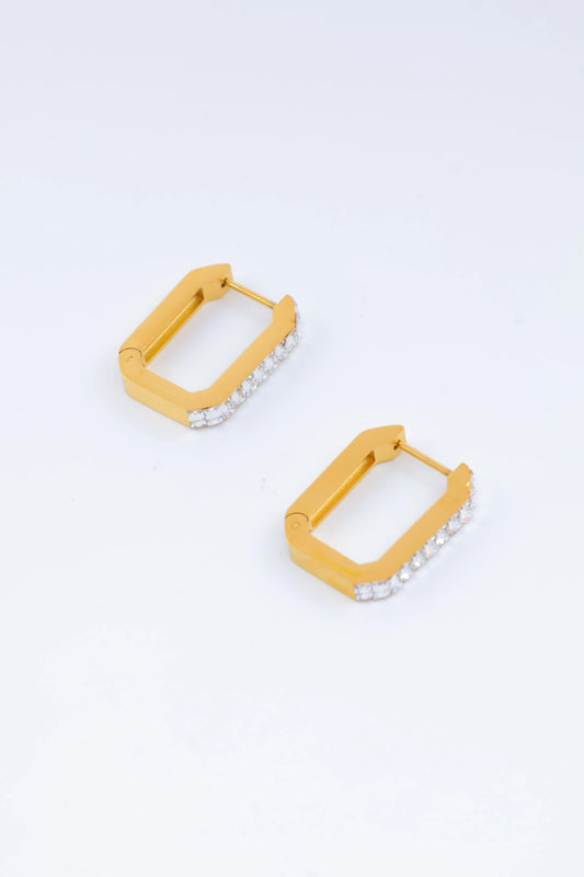 Boucles d’oreilles en acier inoxydable