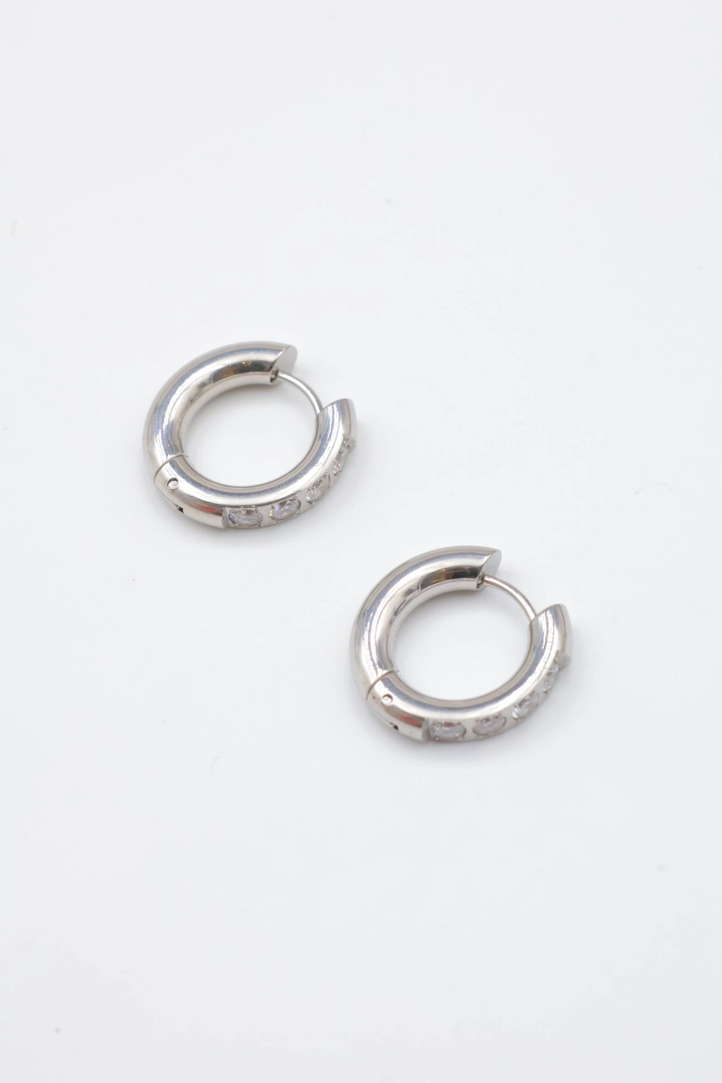 Boucles d’oreilles en acier inoxydable