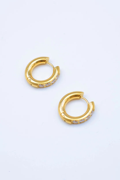 Boucles d’oreilles en acier inoxydable