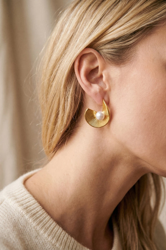 Boucles d’oreilles en acier inoxydable