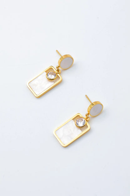 Boucles d’oreilles en acier inoxydable